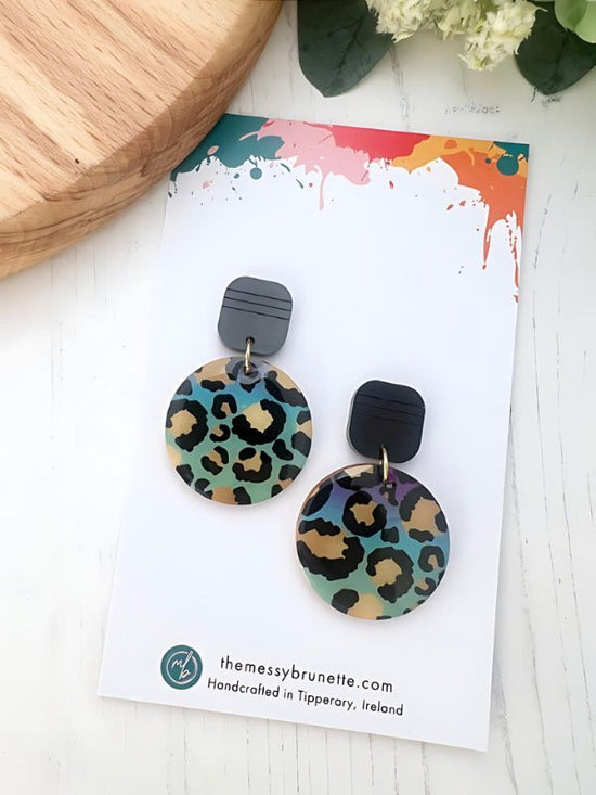 Leopard Print Earrings in 2 Styles