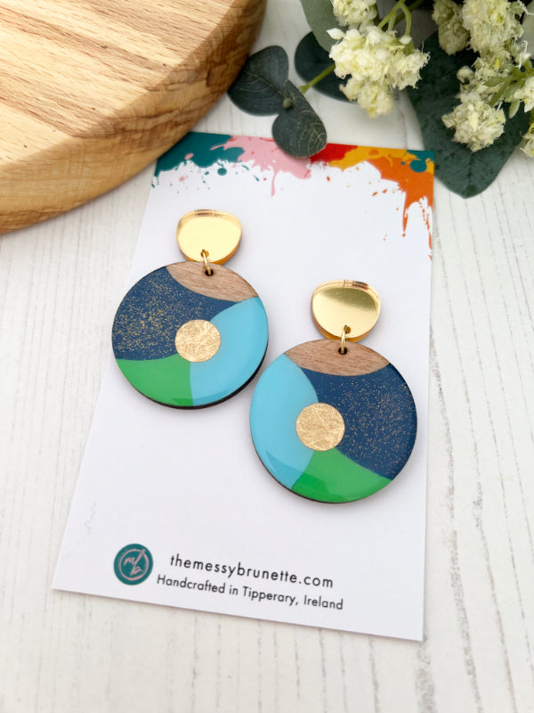 Bubble Dot Circle Earrings in 3 Styles | V1