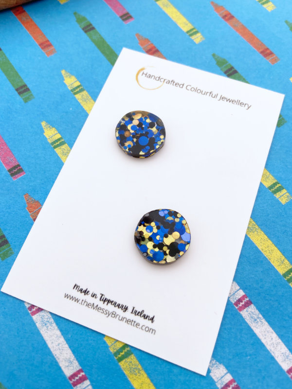 Disco Dot Stud Earrings | Confetti Dots