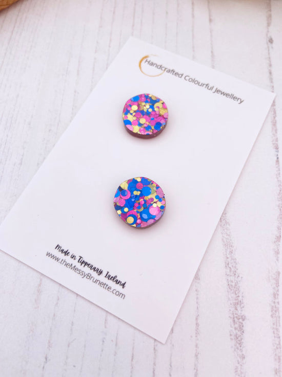 Disco Dot Stud Earrings | Bundle Discount Pack