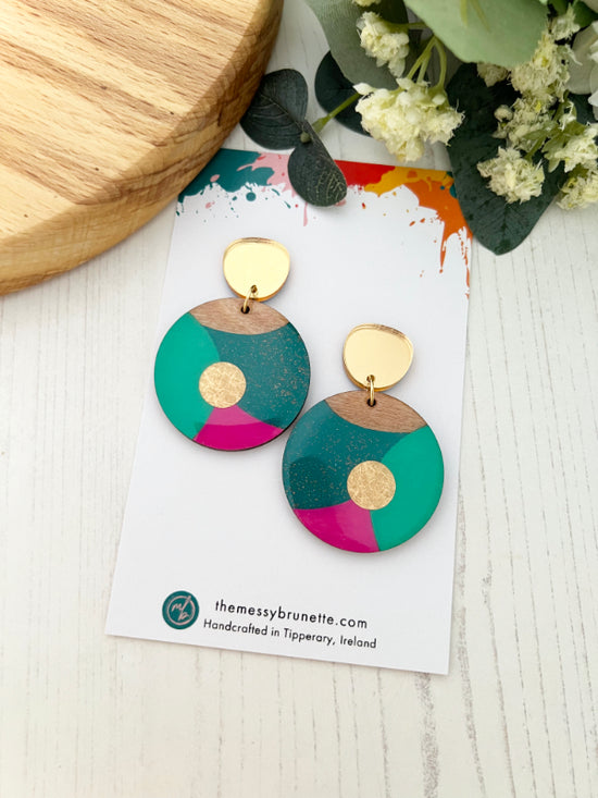 Bubble Dot Circle Earrings in 3 Styles | V2