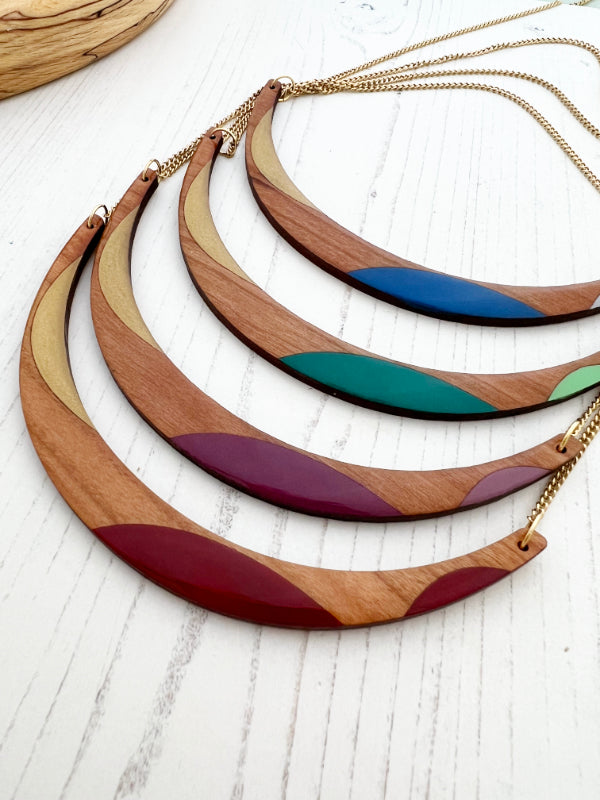 Choker Style Necklace in 4 Colourways