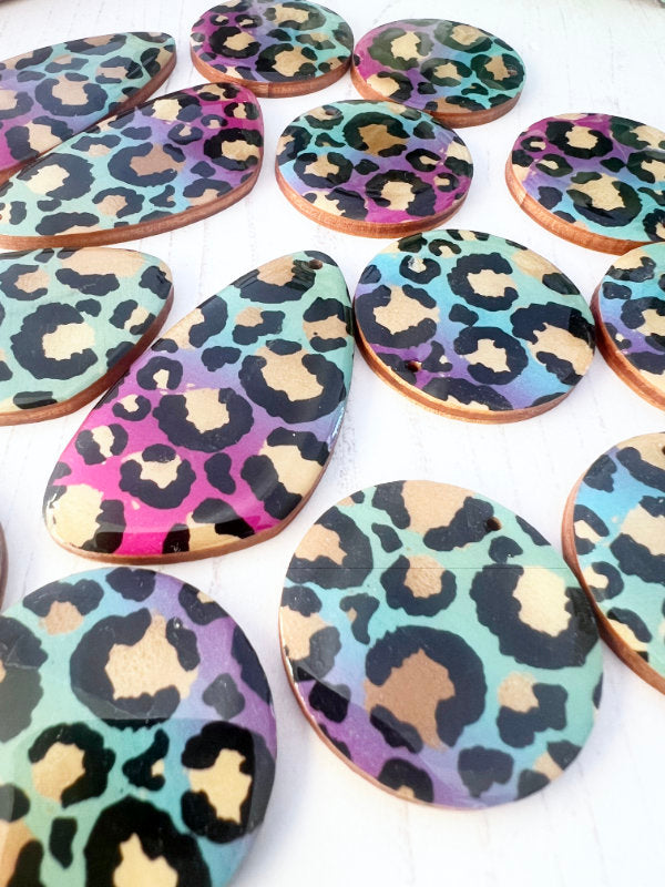 Leopard Print Earrings in 2 Styles