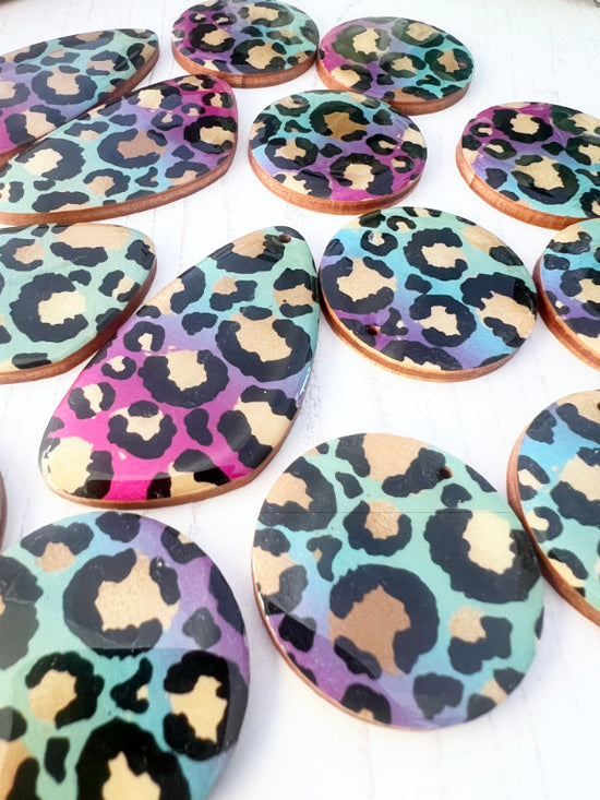 REDUCED | Leopard Print Earrings in 2 Styles