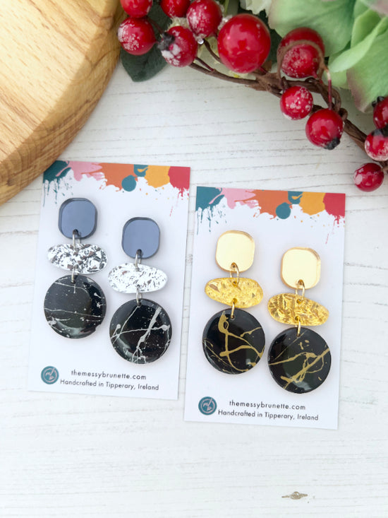 Pebble Drop Earrings in 2 Styles