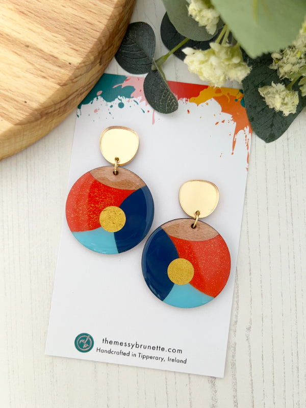 Bubble Dot Circle Earrings in 3 Styles | V2