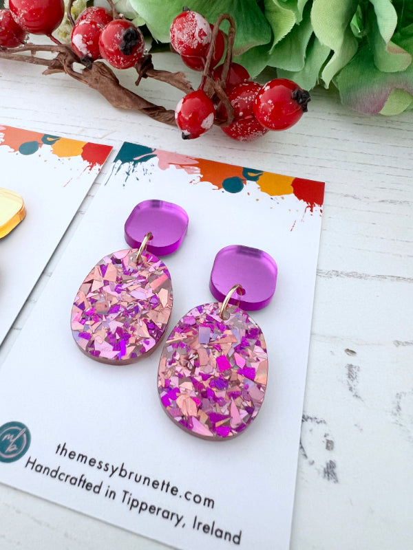 Mini Disco Dot Earrings in 3 Styles