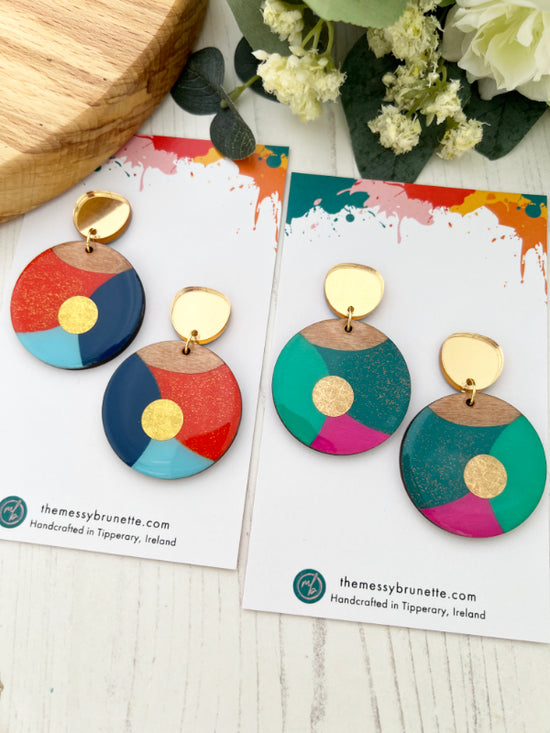 Bubble Dot Circle Earrings in 3 Styles | V2