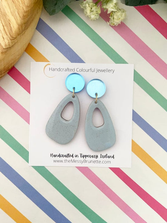 Colourful Pastel Earrings earrings Soft Blue The Messy Brunette