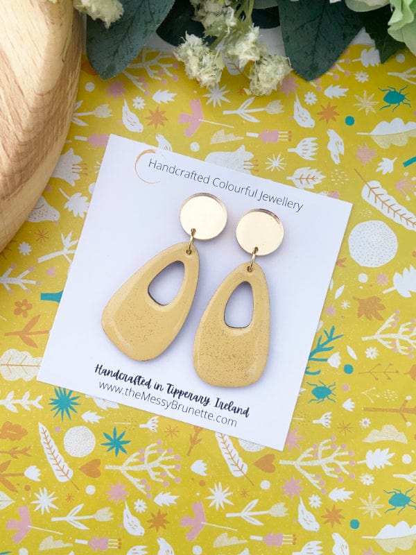 Colourful Pastel Earrings earrings Yellow The Messy Brunette